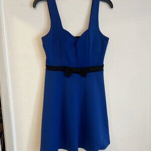 Blue Dress with Bow
